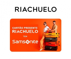 Cartão Presente Riachuelo Samsonite Imediato - R$ 75