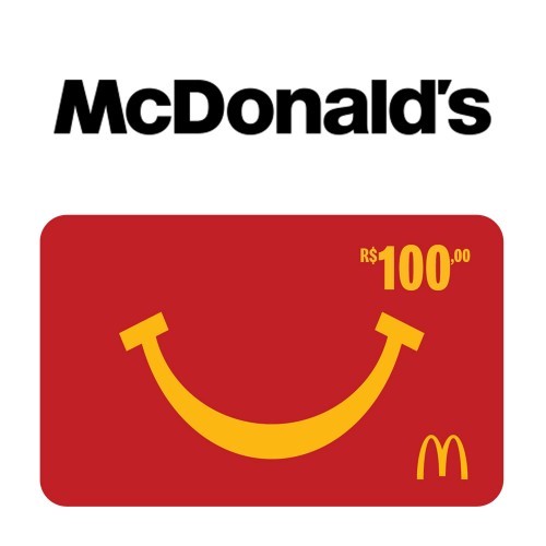 Gift Card McDonald's Virtual - R$ 100