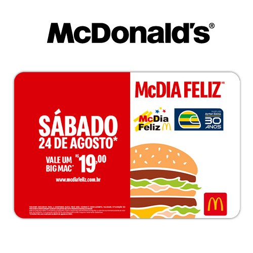 Vale Big Mac Virtual McDia Feliz IAS