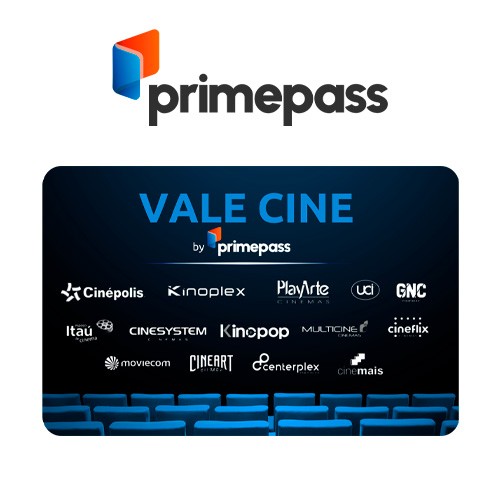 Ingresso Virtual Primepass 2D/3D Sala VIP/MAX - R$ 39,90