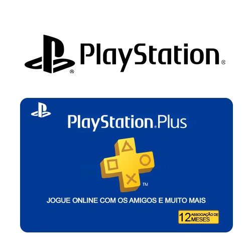 Cartão PlayStation Plus Virtual - 12 Meses