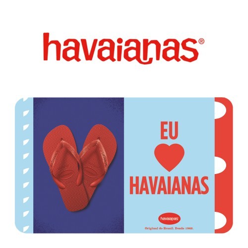 Cartão Presente Havaianas Virtual - R$ 50