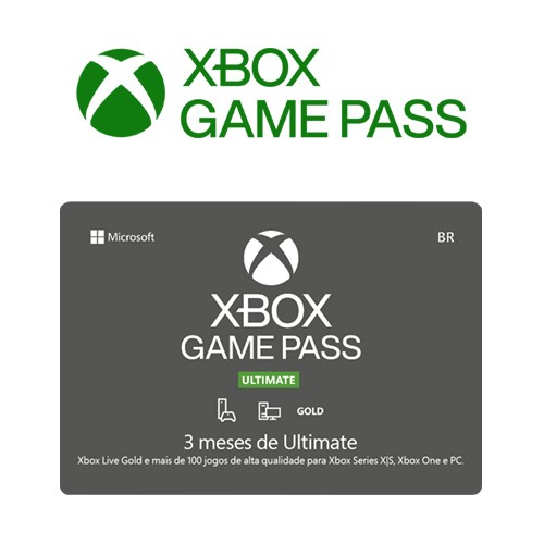 Xbox Game Pass Ultimate Virtual - 3 Meses - Shopping TudoAzul