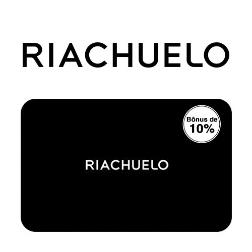 Cartão Presente Riachuelo Bônus 10% Virtual - R$ 100