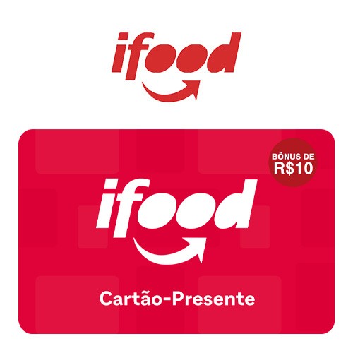 iFood Card Bônus R$ 10 Virtual - R$ 100 - 0