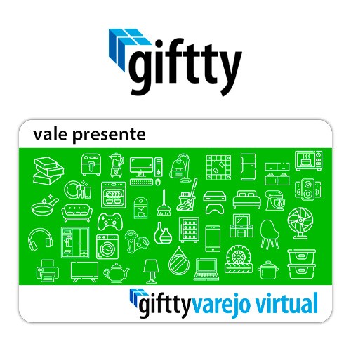 Vale Presente Giftty Varejo Virtual - R$ 50