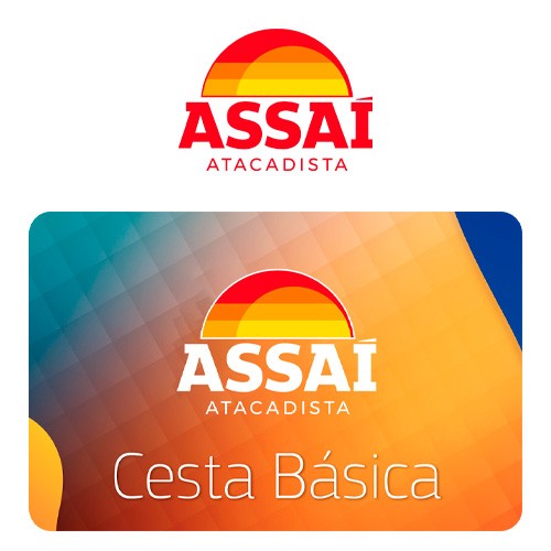 Cartão Presente Cesta Básica Assaí Virtual - R$ 50