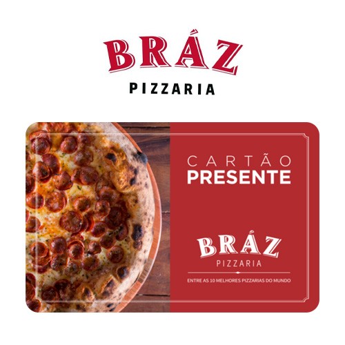 Carto Presente Brz Pizzaria Virtual - R$ 50