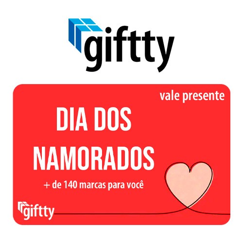 Vale Presente Giftty Namorados Virtual - R$ 50