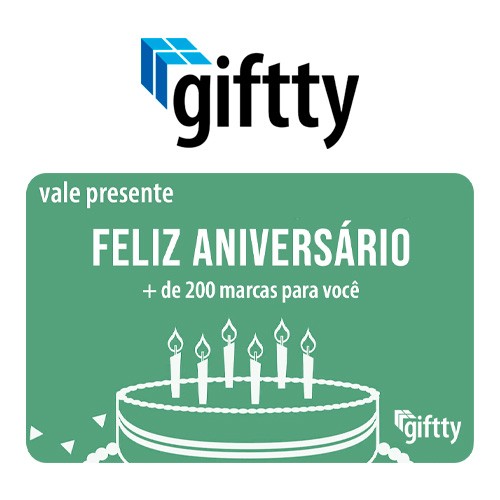 Vale Presente Giftty Aniversrio Virtual