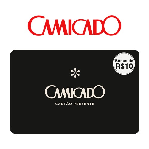 Carto Presente Camicado Bnus R$ 10 Virtual