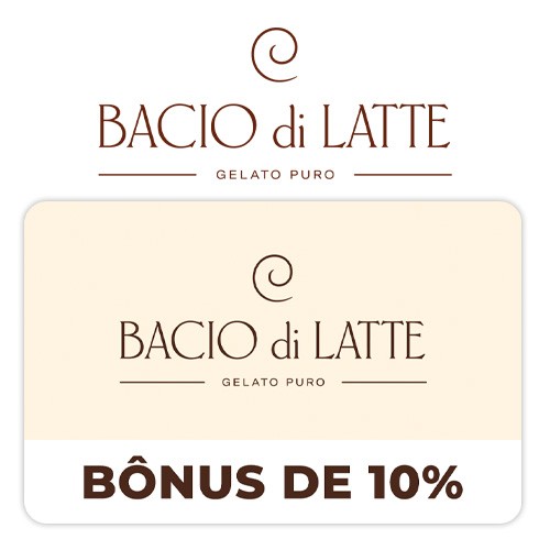 Gift Card Bacio di Latte B�nus 10% Virtual