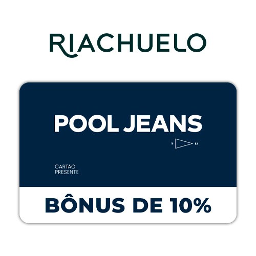 Cart�o Presente Pool Jeans B�nus 10% Virtual