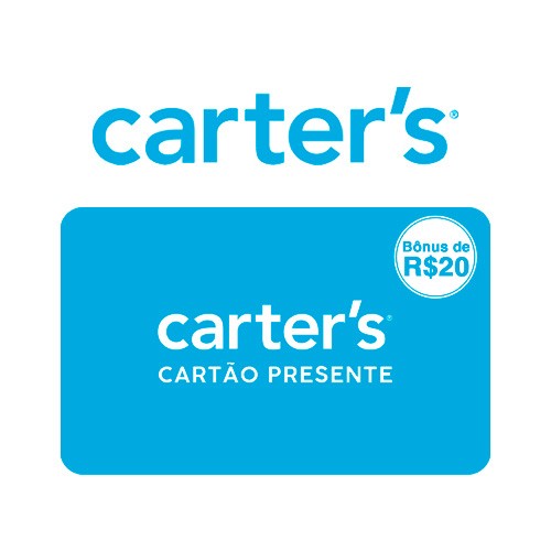 Carto Presente Carter's Bnus R$ 20 Virtual