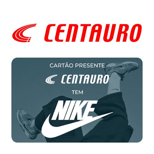 Cartão Presente Centauro Nike Virtual