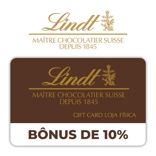 Gift Card Lindt B�nus 10% Virtual