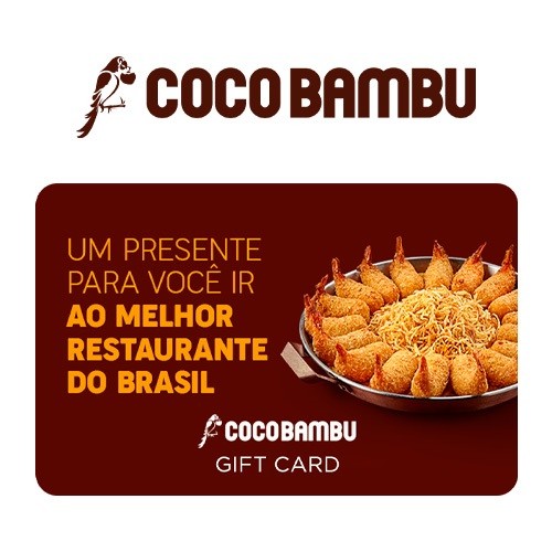 Gift Card Coco Bambu Virtual