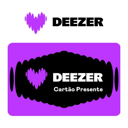 Carto Presente Deezer Virtual - 1 Ms