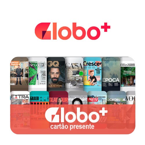 Cartão Presente Globo+ Virtual - 12 meses